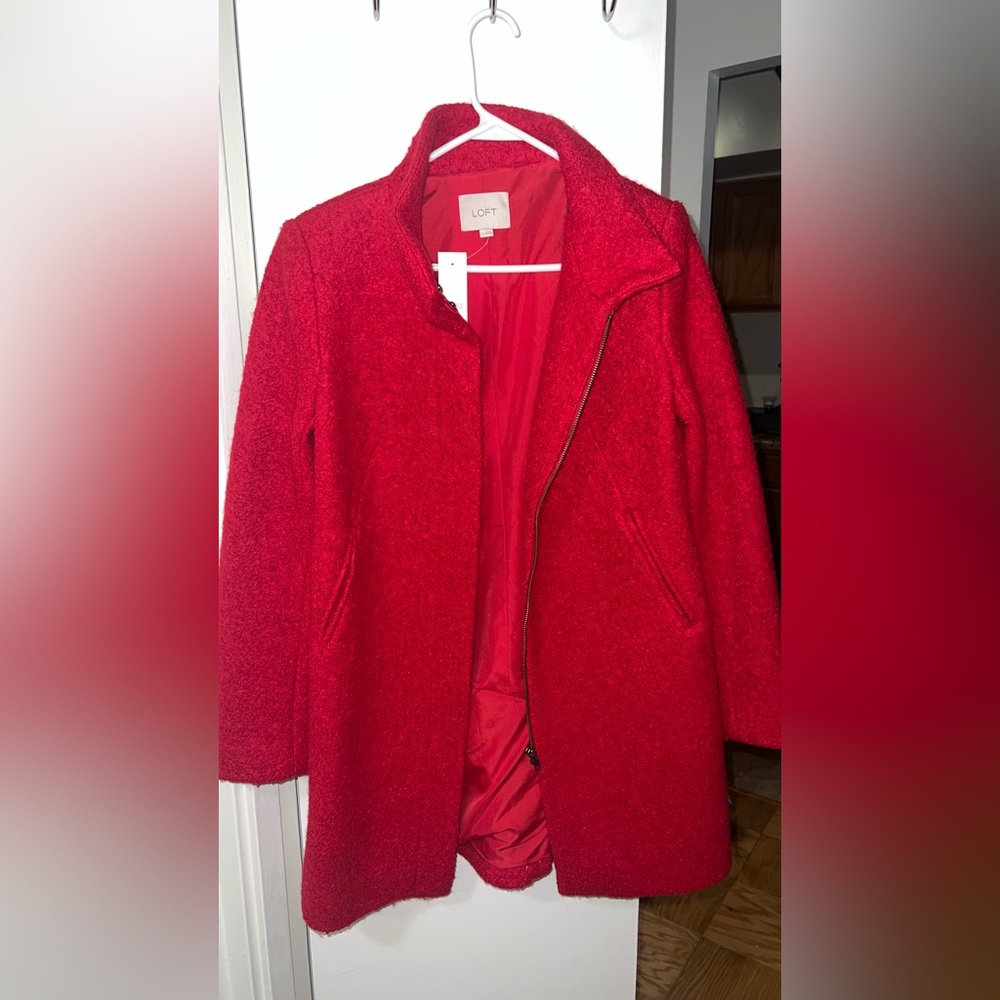 Brand New Ann Taylor LOFT Wool-Blend Coat – Size XS (Tag Attached)